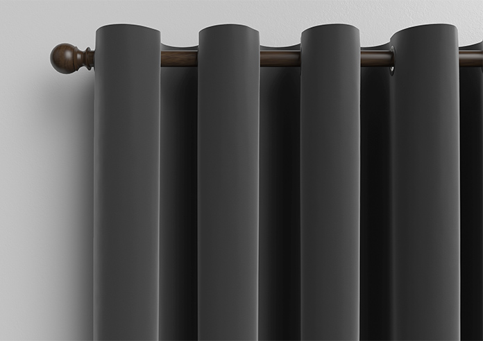 Luxe Velvet, Charcoal - Made to Measure Curtains - Image 12